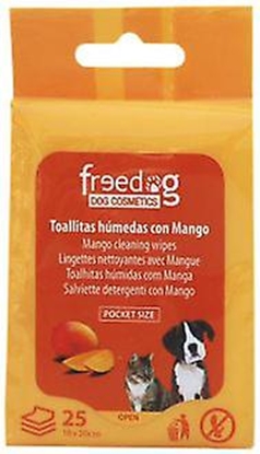 Picture of Freedog Mango Pocket Wipes for Dogs and Cats